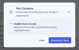 Plan mode for reasoning-only conversations